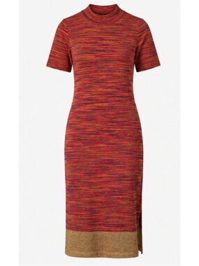 Maeve by Anthropologie Space-Dye Striped Sweater Dress — Size Large